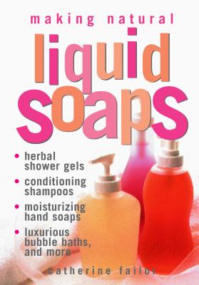 Creating Liquid Soaps That Soothe! Finally, a book on making liquid soaps at home! Let expert soapmaker Catherine Failor introduce you to the luxurious world of all-natural liquid soaps -- the easy way. Using a simple double-boiler technique, you can create inexpensive moisturizing hand soaps, revitalizing shampoos, invigorating shower gels, soothing bubble baths, and much more. And all tailored to your skin type, to your hair's needs, or even to your mood! Discover how easy it is to master this special hot-process soapmaking technique and explore the art of this rewarding craft. Using simple, pure ingredients, such as cocoa butter, lanolin, and jojoba, you can create liquid soaps that are better for your skin, better for the environment, and just plain better than any you'll find in a store. Learn to blend oils and additives, add color and scent to your creations, and develop one-of-a-kind personal soaps -- all in your own kitchen! Let the soap and your creativity flow!