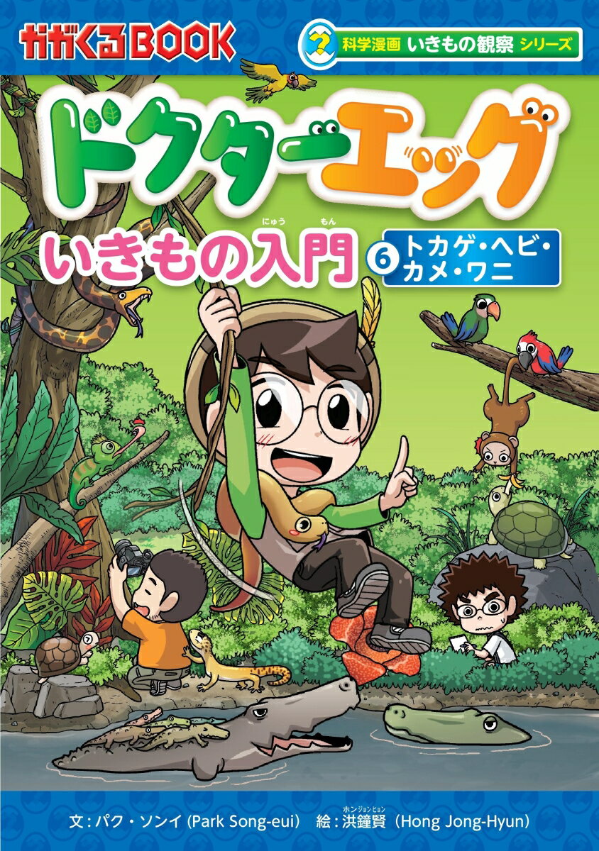 ドクターエッグ6 トカゲ ヘビ カメ ワニ （科学漫画いきもの観察シリーズ） パク ソンイ