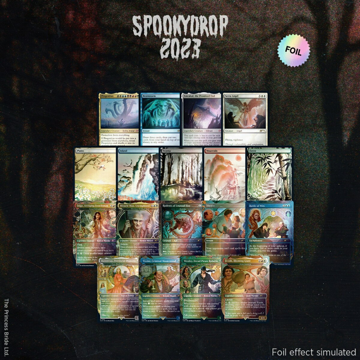 マジック：ザ・ギャザリング Secret Lair Spookydrop 2023 Cards in Costume Foil Bundle 【クレジットカード決済限定】