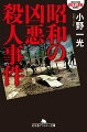 金属バットで両親を撲殺、女性８人を強姦して殺害、妻をチェーンソーでバラバラに切断、教え子をソープに沈めたのち殺害…。高度経済成長やバブル景気に浮かれた昭和後期に起きた、２５の凄惨な事件。著者が長年蒐集してきた警察の内部資料を基に、犯行と捜査の内幕を詳らかにする。華やかな時代の陰ではおぞましい鬼畜が跋扈していたー。