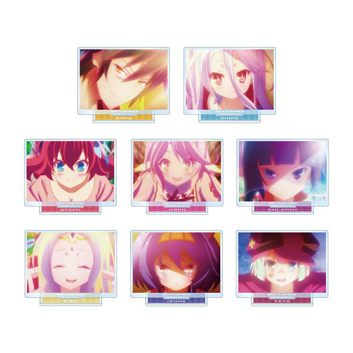 ノーゲーム・ノーライフトレーディング場面写アクリルスタンド(BOX＝8個)