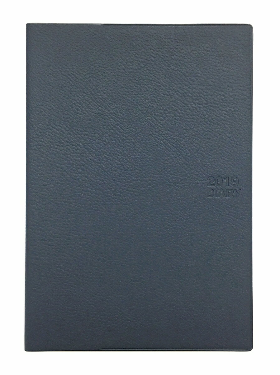 519 A5月間ブロック薄型・紺