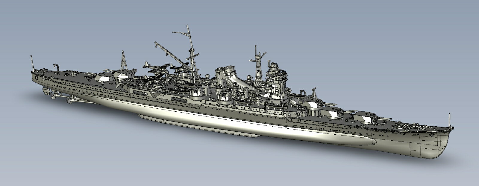 1/700 帝国海軍シリーズ No.50 日本海軍重巡洋艦 最上(昭和17年) 【FH-50】 (プラモデル)
