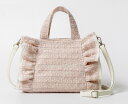 JILL by JILL STUART BOOK ツイードフリルバッグ PINK ver.
