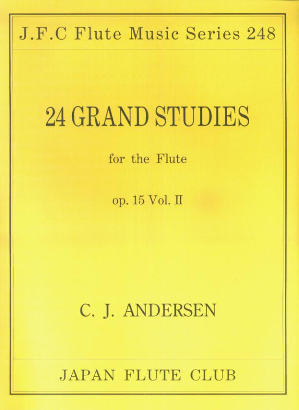 名曲シリーズ（248）　アンデルセン作曲／24の大練習曲op．15　Vol．II