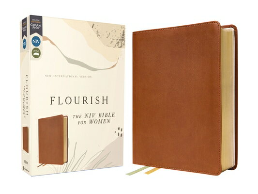 Flourish: The NIV Bible for Women, Leathersoft, Brown, Comfort Print FLOURISH THE NIV BIBLE FOR WOM Livingstone Corporation