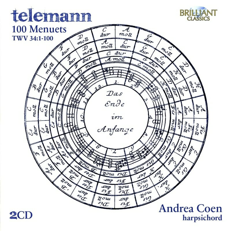 【輸入盤】チェンバロのためのメヌエット集　アンドレア・コーエン（2CD）