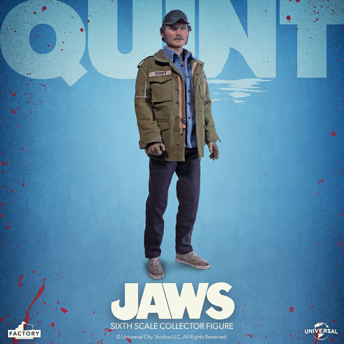 JAWS 『ジョーズ』/ サム・クイント 1/6 アクションフィギュア (フィギュア)【クレジットカード決済限定】