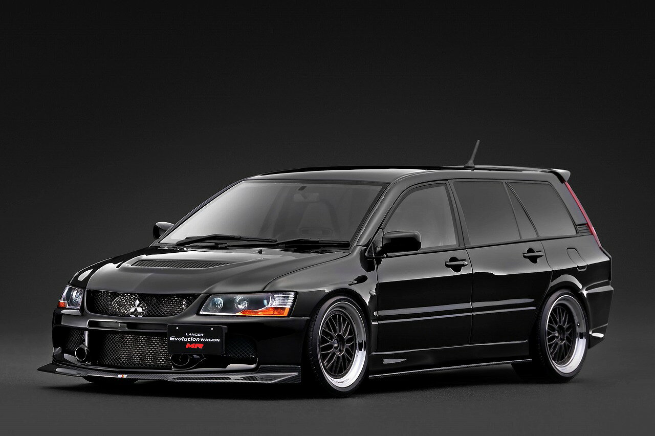 ignition model Mitsubishi Lancer Evolution Wagon MR (CT9W) Black(1/18 Scale) 【IG4252】 (ミニカー)