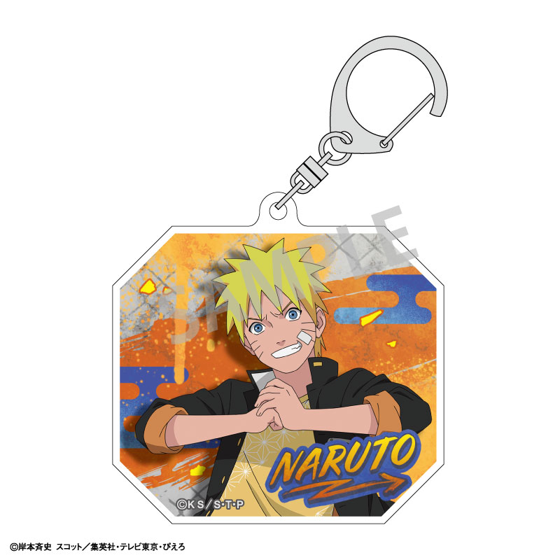 NARUTO-ナルトー 疾風伝 トレーディングアクリルキーホルダー／学園