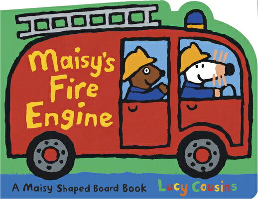 A scared cat climbs up on the roof and won't come down. Firefighters Maisy and Cyril come to the rescue--and then they're off for a ride in their shiny red truck. Full color.