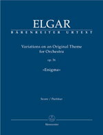 【輸入楽譜】エルガー, Edward: エニグマ変奏曲 Op.36/原典版/ホグウッド編: 指揮者用大型スコア