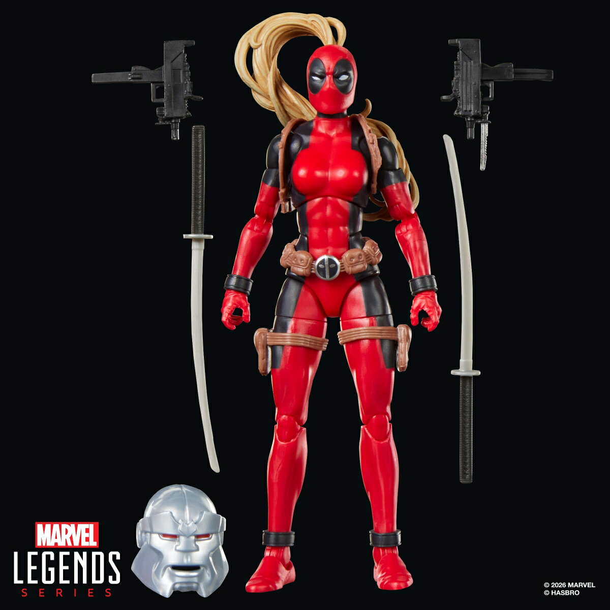 ハズブロ（Hasbro）MARVEL マーベルレジェンド・シリーズ レディ・デッドプール、コミック コレクション用 15cmサイズのアクションフィギュア G2422 正規品