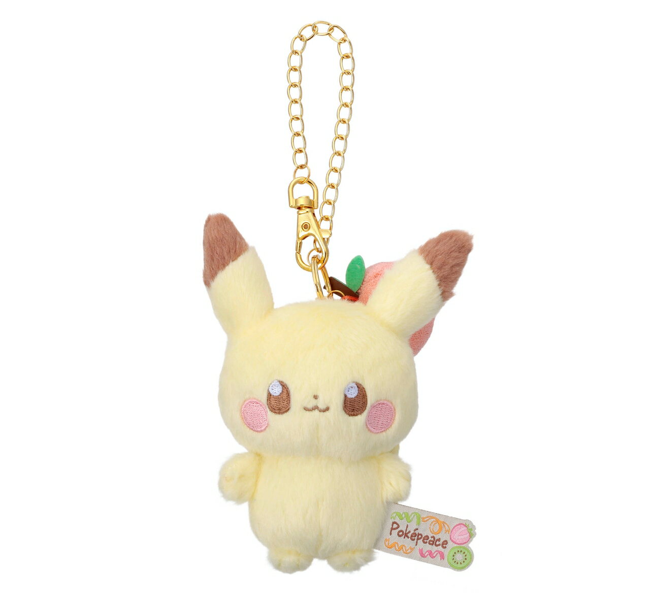 ポケピース/ぬいぐるみチェーン付マスコット（カラフルVer.）/ピカチュウ