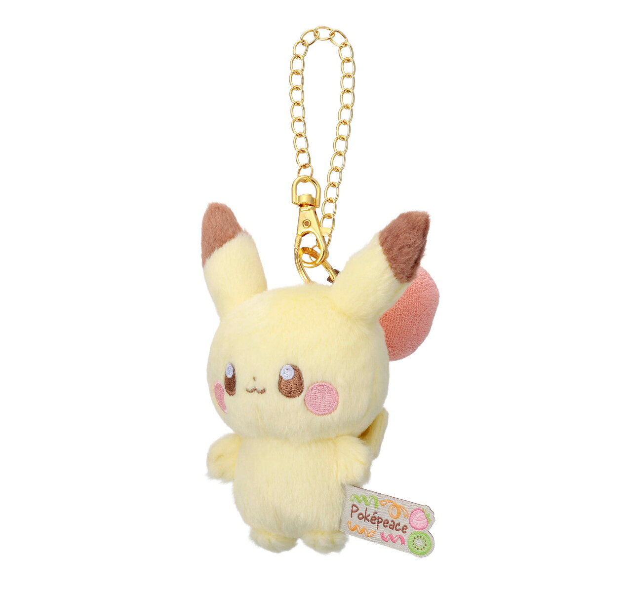 ポケピース/ぬいぐるみチェーン付マスコット（カラフルVer.）/ピカチュウ