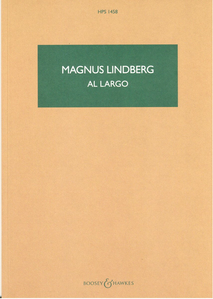 【輸入楽譜】リンドベリ, Magnus: Al Largo: スタディスコア