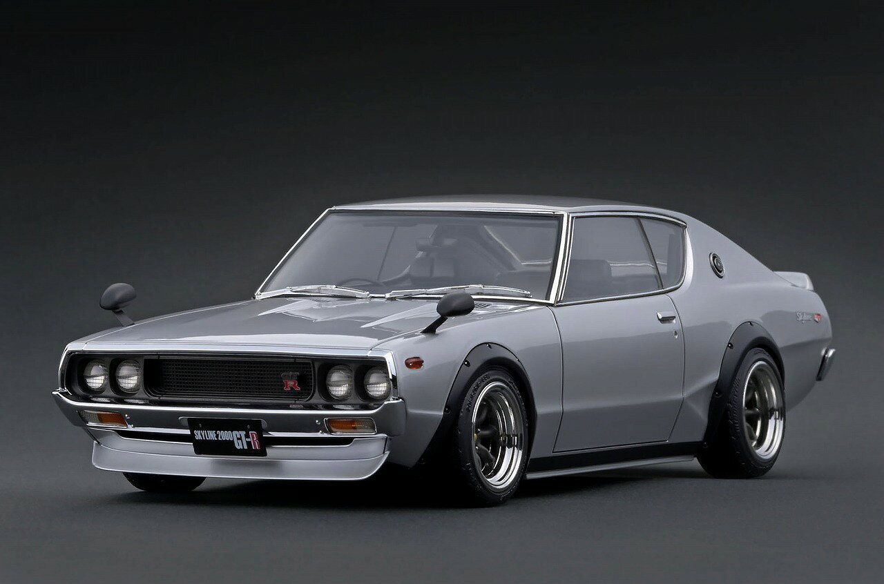 ignition model Nissan Skyline 2000 GT-R (KPGC110) Silver(1/18 Scale) 【IG4255】 (ミニカー)