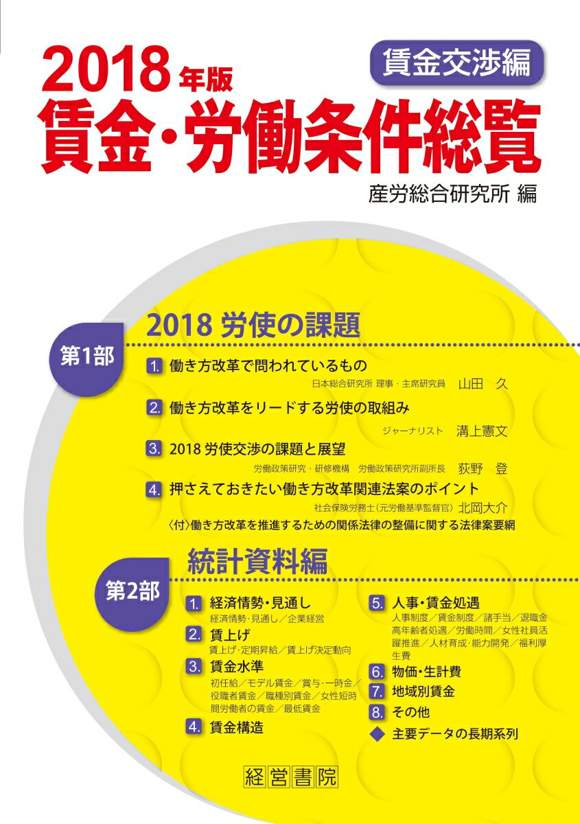 2018年版 賃金労働条件総覧 賃金交渉編