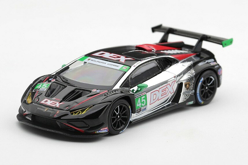 MINI-GT 1/64 ランボルギーニ ウラカン GT3 EVO2 IMSA シボレーGP 優勝車 2025 #45 DEX Wayne Taylor Racing(左ハンドル) 【MGT01370-BL】 (ミニカー)