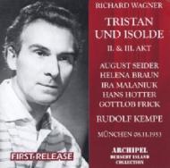 【輸入盤】『トリスタンとイゾルデ』(2、3　Act):　ケンペ＆バイエルン放送響、Seider、Braun、Hotter [ ワーグナー（1813-1883） ]