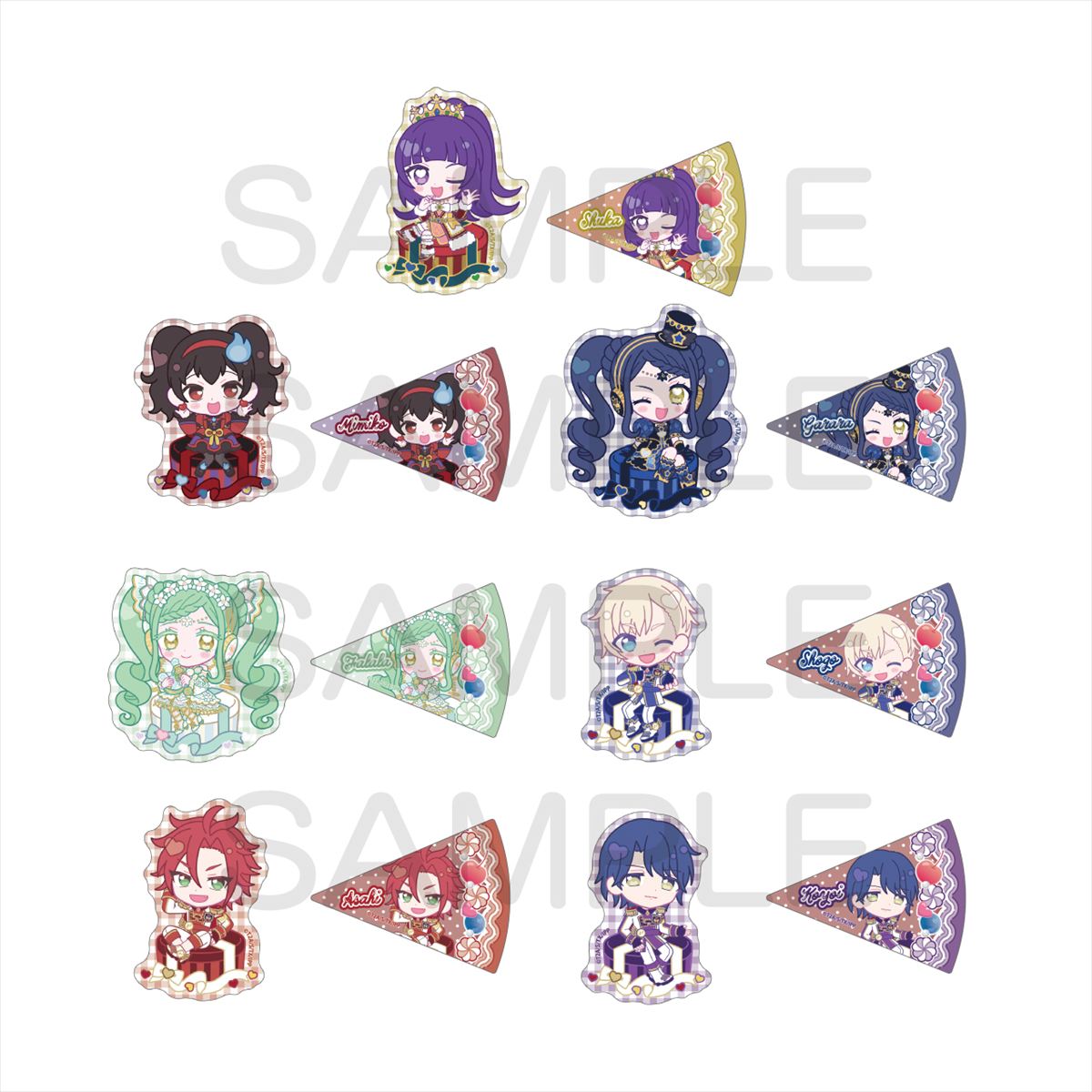 プリパラ アイドルタイムプリパラ きゃらっぴんトレーディングステッカーvol．5