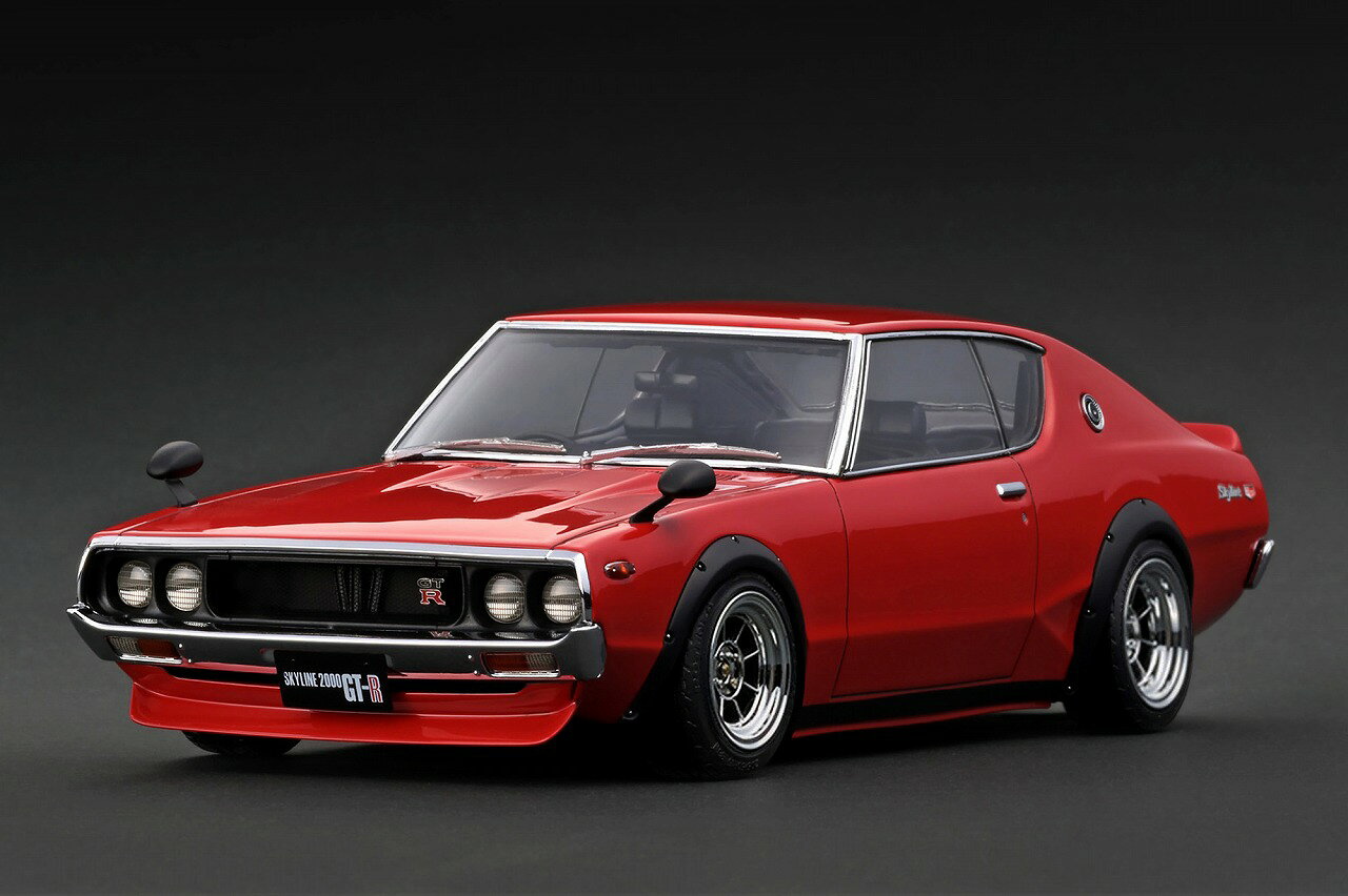 ignition model Nissan Skyline 2000 GT-R (KPGC110) Red(1/18 Scale) 【IG4257】 (ミニカー)