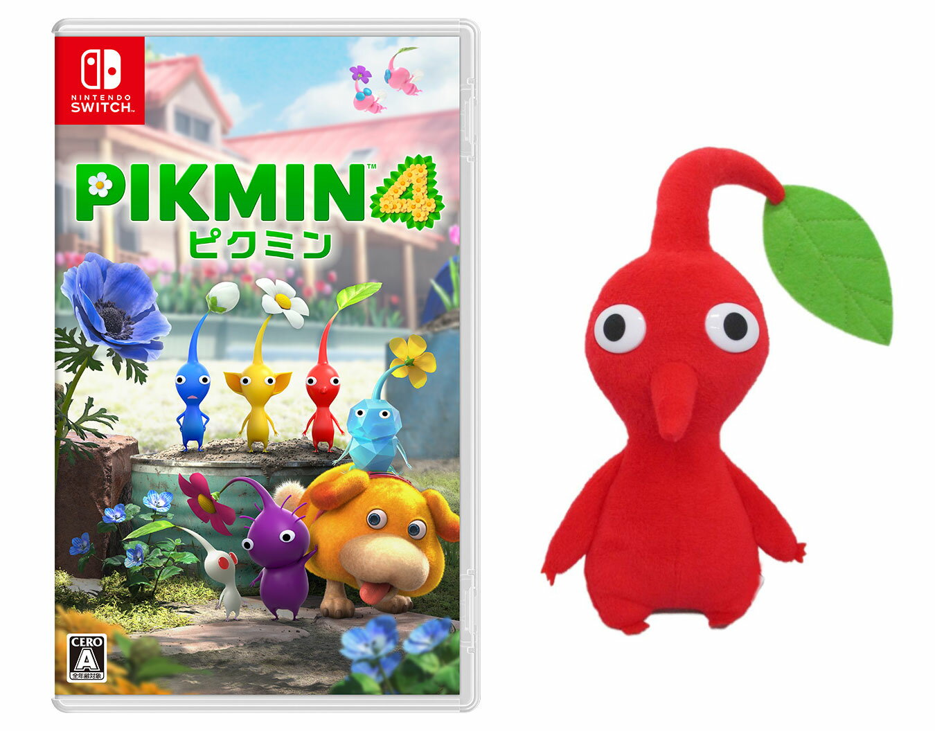 【セット商品】Pikmin 4＋PK01 赤ピクミン