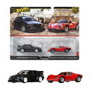 ホットウィール(Hot Wheels) プレミアム 2パック アルファロメオ 155 V6 TI / '69 アルファロメオ 33 ストラダーレ 乗り物おもちゃ ミニカー 3歳から マルチ JBK95