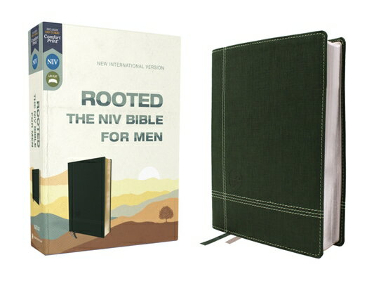 Rooted: The NIV Bible for Men, Leathersoft, Green, Thumb Indexed, Comfort Print ROOTED THE NIV BIBLE FOR MEN L [ Livingstone Corporation ]