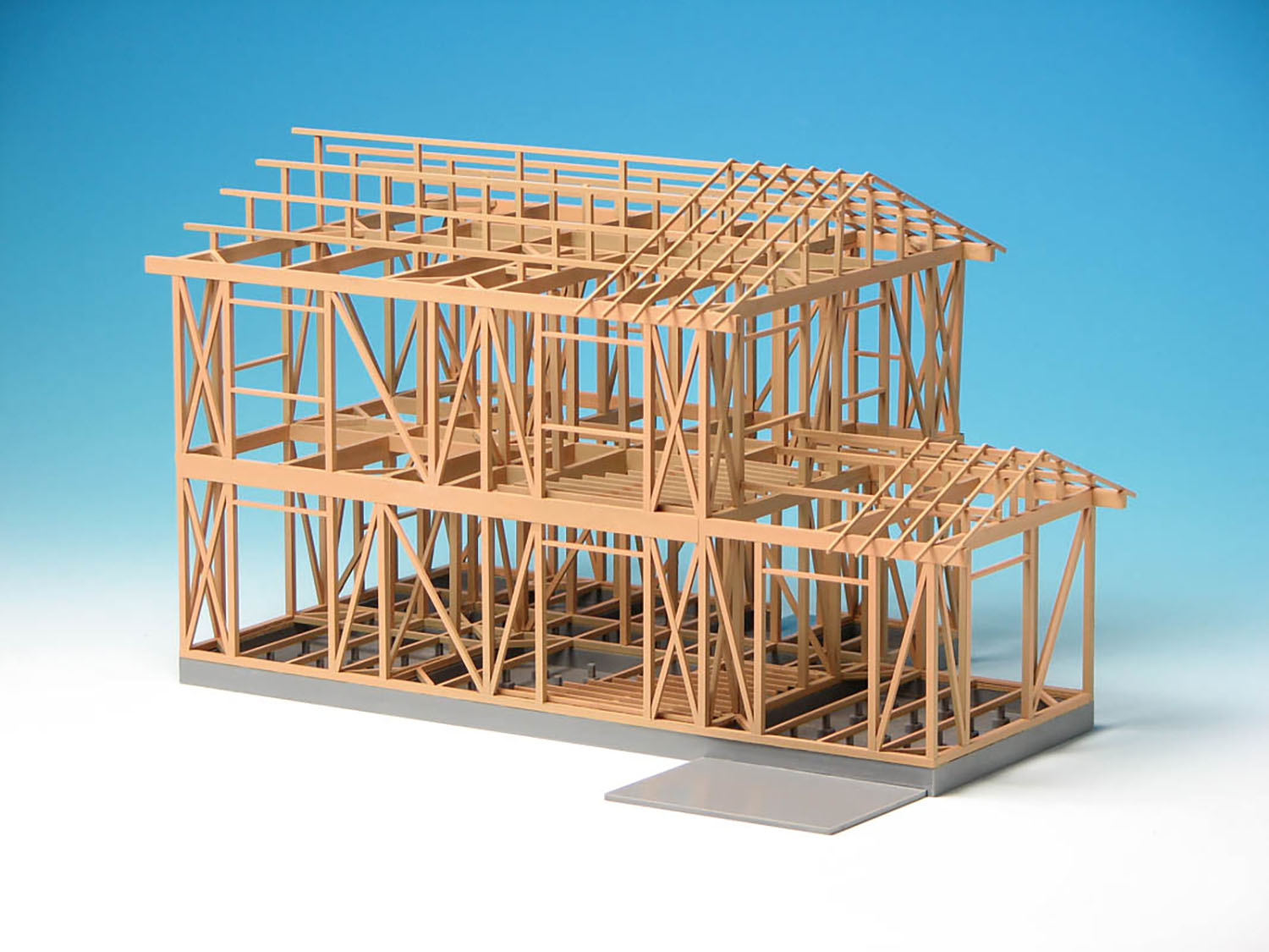 建築構造がよく分かる 1/50 建築模型 木造軸組模型 リニューアル版 【SP-195】 (プラモデル)