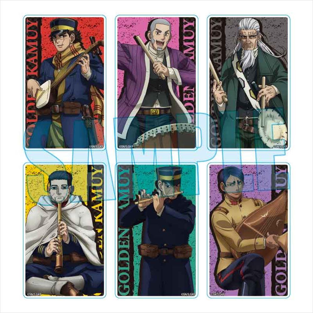 ゴールデンカムイ トレーディングアクリルカード／楽器ver．