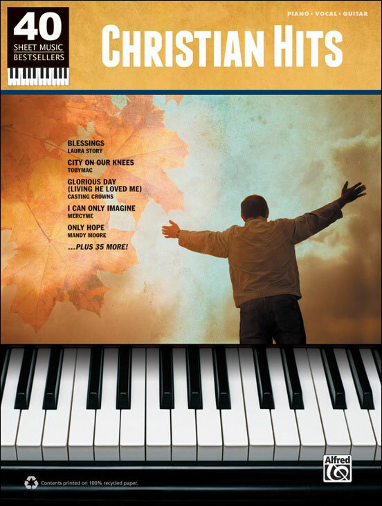 【輸入楽譜】40 Sheet Music Bestsellers: Christian Hits