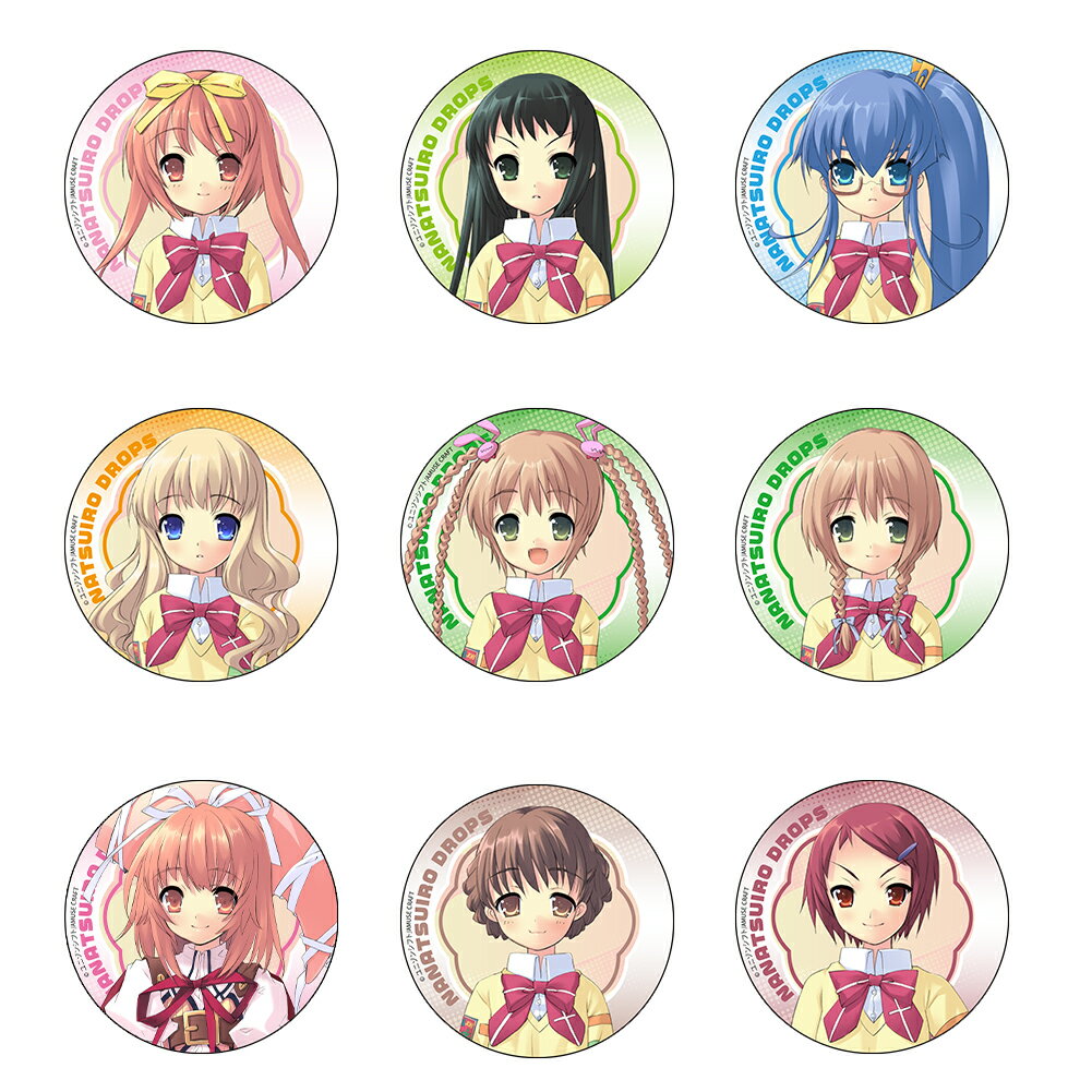 ななついろ★ドロップス トレーディング缶バッジ