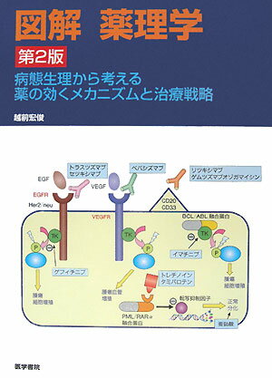 図解薬理学第2版 病態生理から考える薬の効くメカニズムと治療戦略 [ 越前宏俊 ]