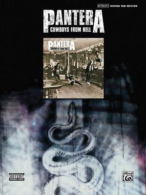 The heavy metal band Pantera is known for their hard core edge, flashy metal image, and of course their hit album Cowboys from Hell. Formed in 1981, this 1990 breakout album truly earned the band the notoriety they receive today. Their first album with a major label and still their most well-known work of art, Cowboys from Hell solidified Panteras status as one of the most influential metal bands of all time. Cowboys from Hell gained top rankings on the Billboard Music Charts Top Heatseekers List and was also named one of the greatest guitar albums of all time by Guitar World magazine. Alfred presents the album-matching folio to Cowboys from Hell. Songs include lyrics and authentic guitar TAB. Titles: Cowboys from Hell * Primal Concrete Sledge * Psycho Holiday * Heresy * Cemetery Gates * Domination * Shattered * Clash with Reality * Medicine Man * Message in Blood * The Sleep * The Art of Shredding.