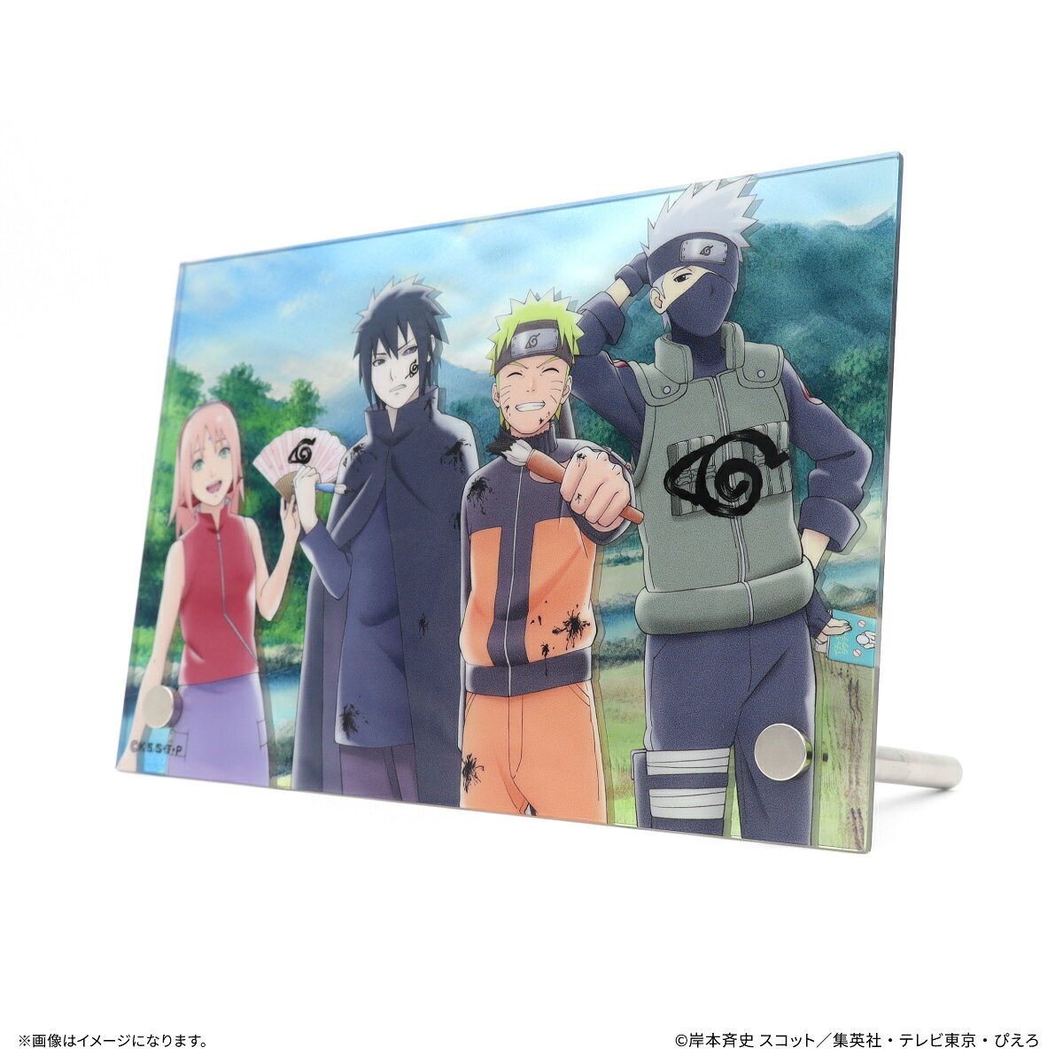 TVアニメ『NARUTO-ナルトー 疾風伝』より、ミラーアクリルアートが登場！ミラーを使用し、キラキラとした光沢感と奥行き感のあるアートプレートです♪