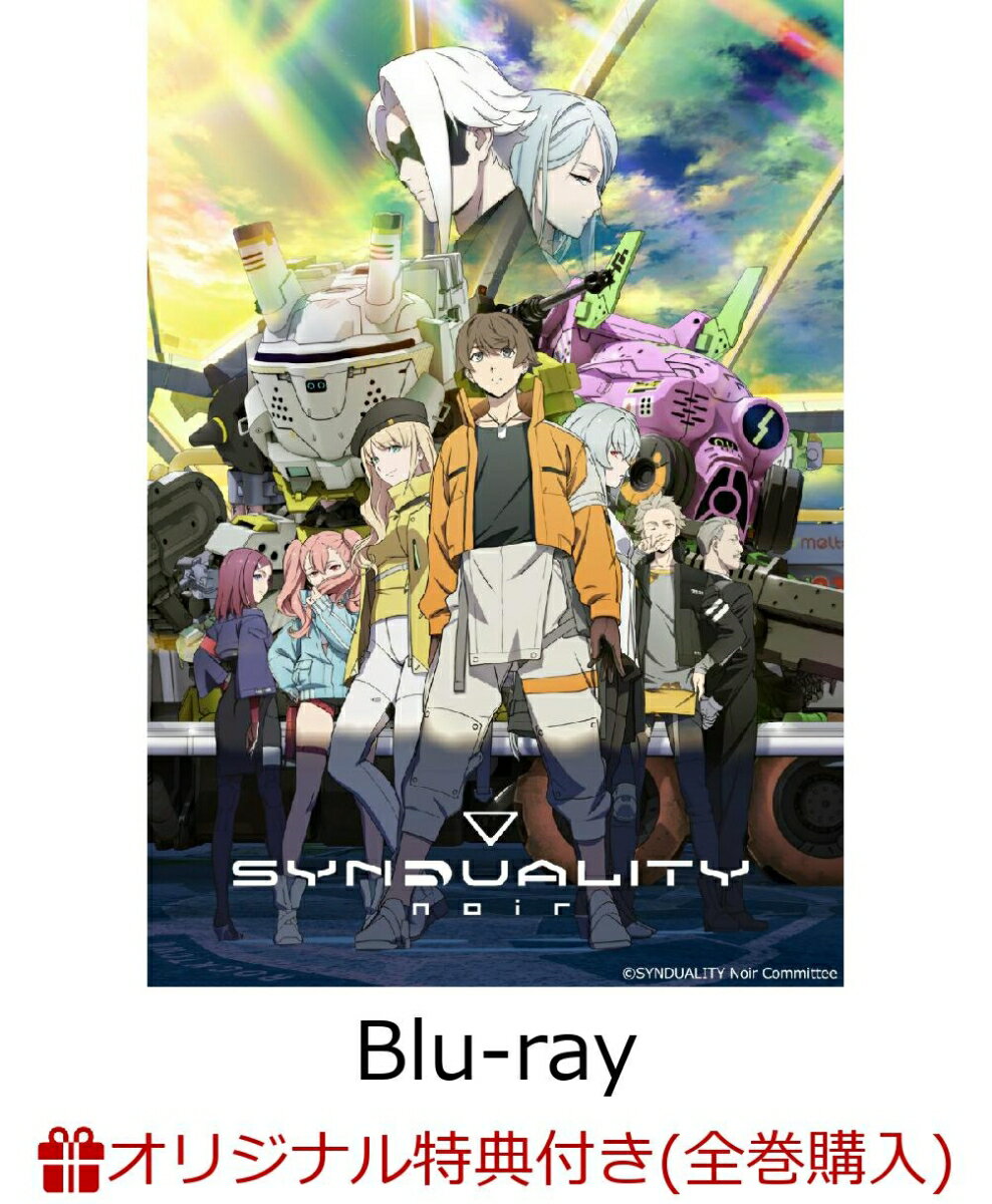 【楽天ブックス限定全巻購入特典+抽選特典】SYNDUALITY Noir Blu-ray BOX 2（特装限定版）【Blu-ray】(描きおろしイラスト使用 B2タペストリー＆アクリルスタンド＆缶バッジ(直径57mm)+抽選で豪華景品が当たる！)