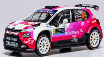 IXO 1/18 シトロエン C3 ラリー2 2025年 ラリーモンテカルロ #42 S.Rumeau/J.Amblard 【RAM976】 (ミニカー)