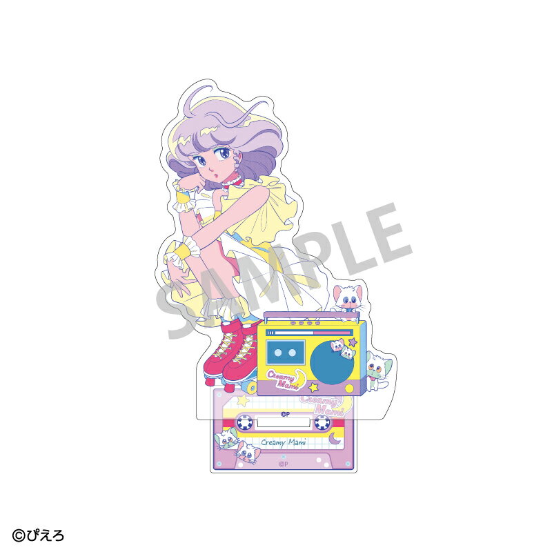 魔法の天使クリィミーマミ×魔法のプリンセスミンキーモモアクリルスタンド 魔法の天使クリィミーマミB／レトロテイスト