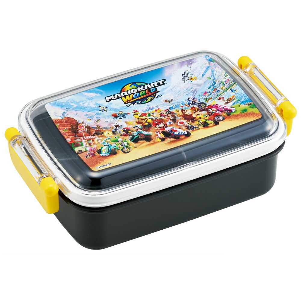 マリオカートワールド お弁当箱 子供 1段 大きめサイズ 450ml ランチボックス