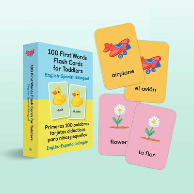 100 First Words Flash Cards for Toddlers: English-Spanish Bilingual: Primeras 100 Palabras Tarjetas FLSH CARD-100 1ST WORDS FLASH （100 First Words） Rockridge Press