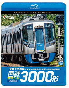 西鉄3000形 天神大牟田線・高架化後 4K撮影作品 大牟田