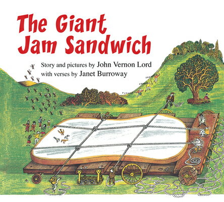 The Giant Jam Sandwich Lap GIANT JAM SANDWICH LAP-BOARD （Read Along Book & Cassette） [ John Ve..