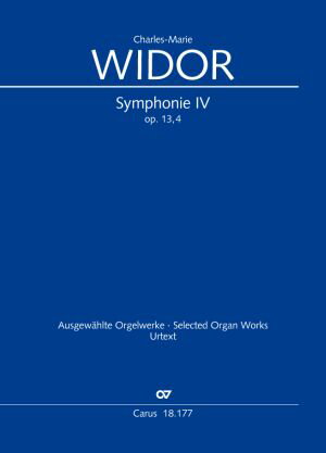 【輸入楽譜】ヴィドール, Charles-Marie: オルガン交響曲 第4番 Op.13/4/Koch編: 指揮者用大型スコア [ ヴィドール, Charles-Marie ]
