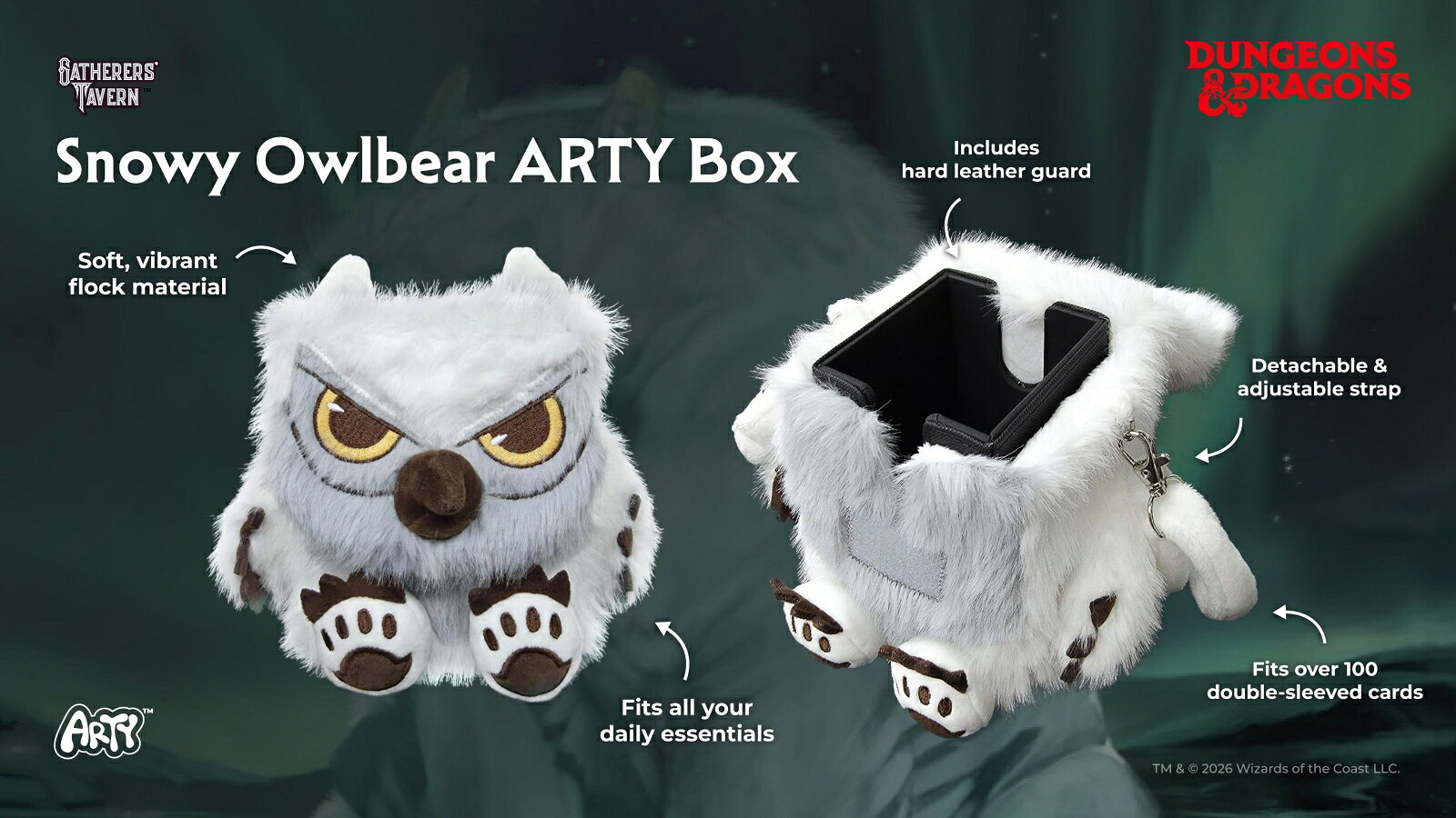 SNOWY 『ダンジョンズ＆ドラゴンズ』 OWLBEAR デッキケース 【00022122662】 (雑貨)