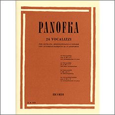 【輸入楽譜】パノフカ, Heinrich: 24のヴォカリーズ Op.81 (ソプラノ/メゾ・ソプラノ/テノール用)