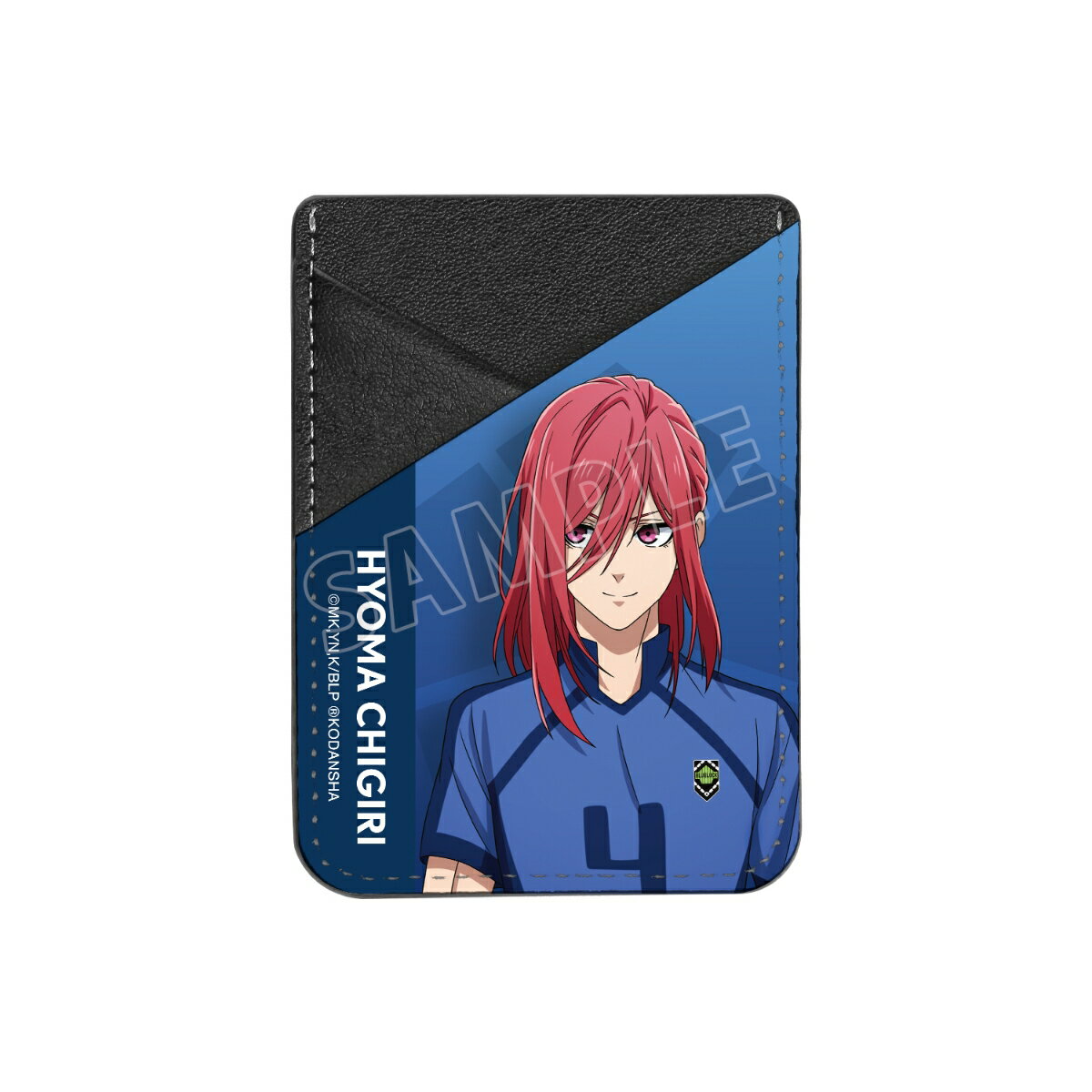 TVアニメ『ブルーロック』 描き下ろしイラスト 千切 豹馬 試合前の準備中ver. スマホカードポケット【グッズ】