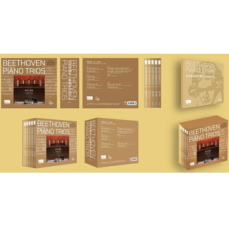 【輸入盤】ピアノ三重奏曲全集　DNA三重奏団（5CD）