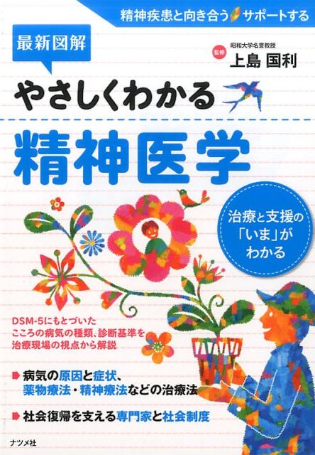 ＤＳＭ-５にもとづいたこころの病気の種類、診断基準を治療現場の視点から解説。病気の原因と症状、薬物療法・精神療法などの治療法。社会復帰を支える専門家と社会制度。