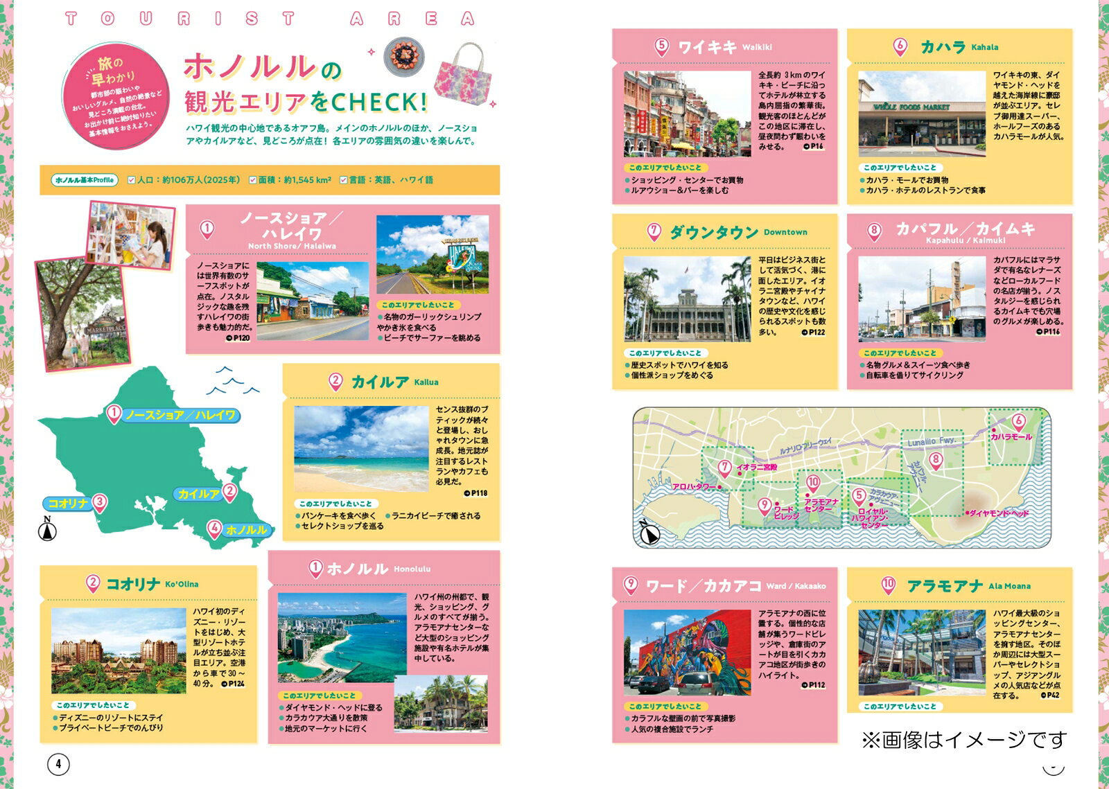 ララチッタ ホノルル [ JTBパブリッシング 旅行ガイドブック 編集部 ] book-21970576 楽天ブックス サンプル画像3